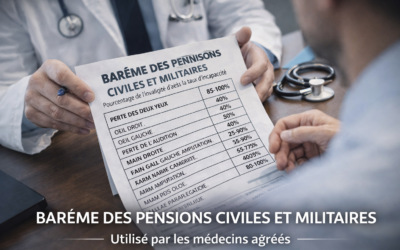 Le taux d&rsquo;IPP et le barème des pensions civiles et militaires [Accident de service – Maladie professionnelle]